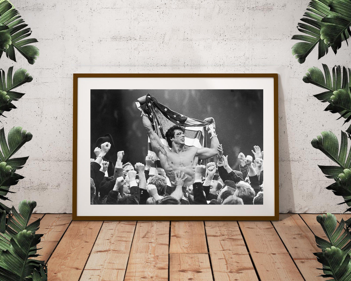 Rocky Balboa Victory American Flag Poster (24"x36")