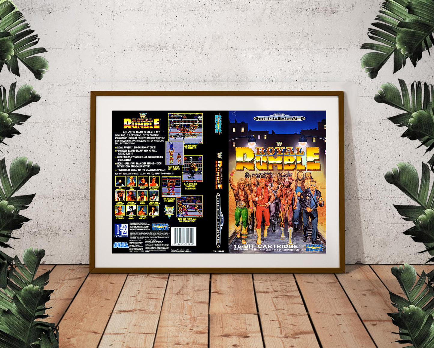 Sega Genesis Royal Rumble Vintage Poster