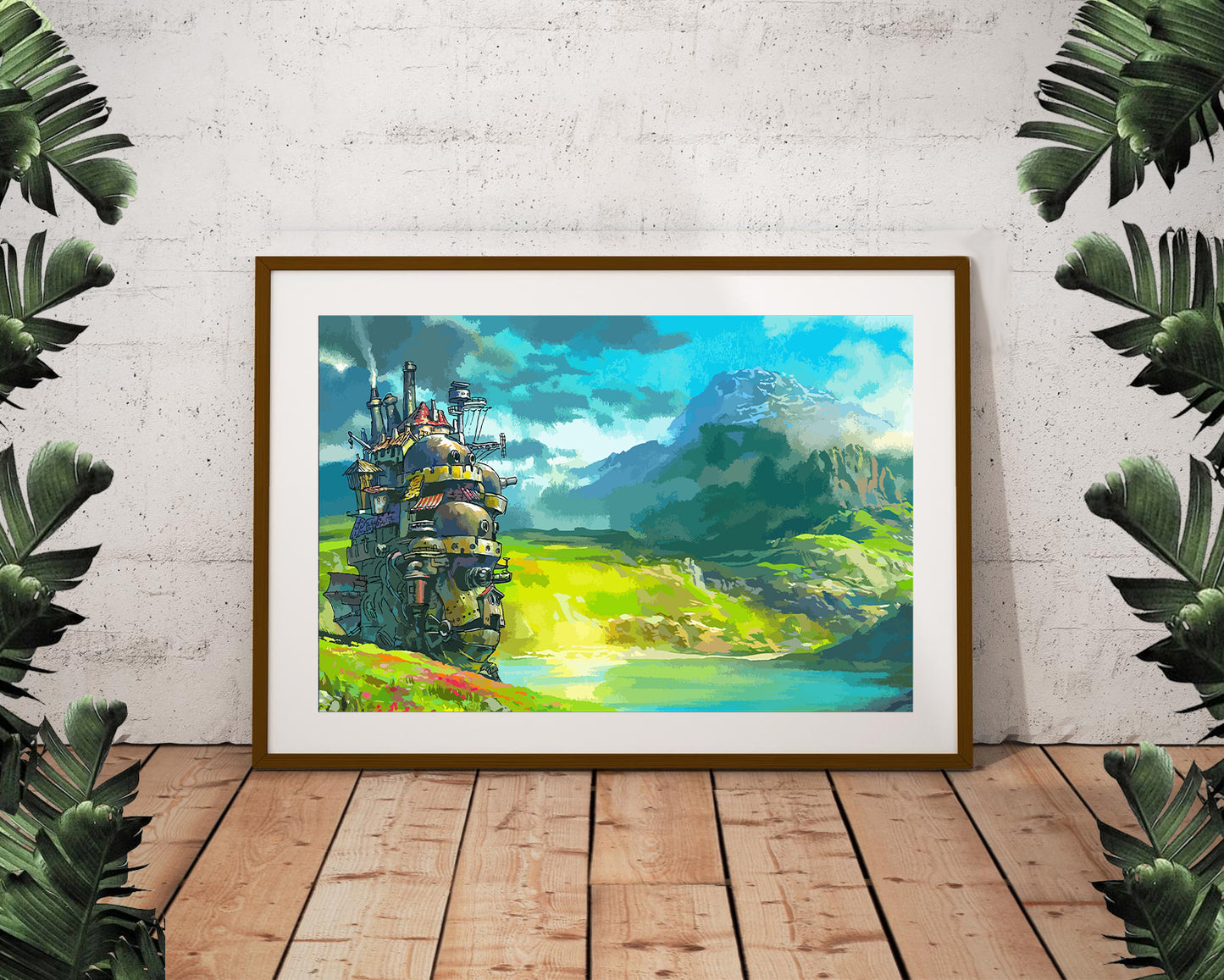 Spirited Away Moving Castle Scenic Poster (24"x36")