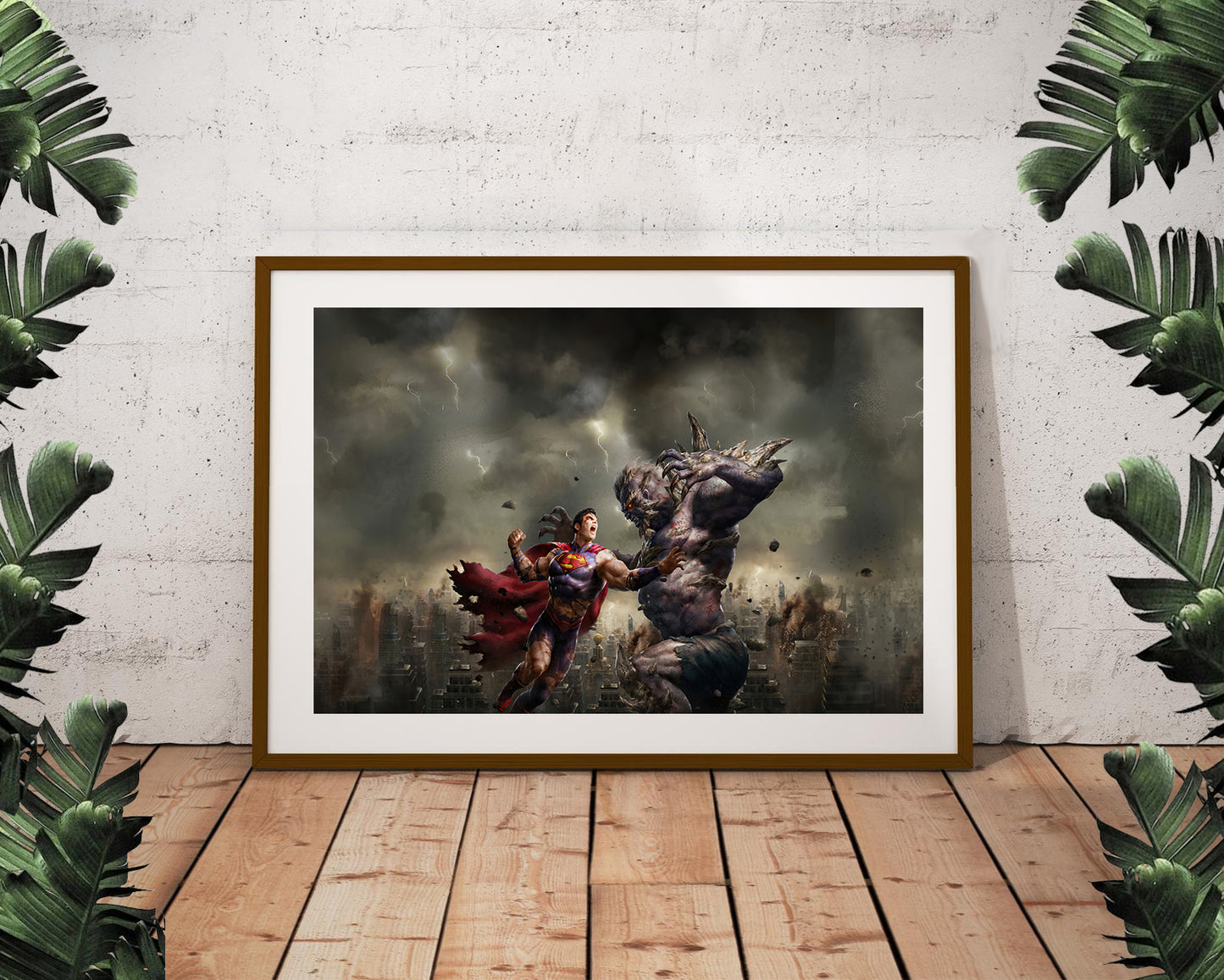 Superman vs Doomsday Portrait Poster (24"x36")