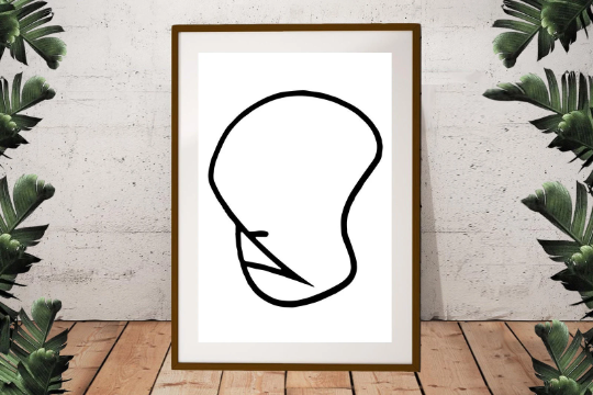 Kirk Van Houten Dignity Drawing Poster (24"x36")