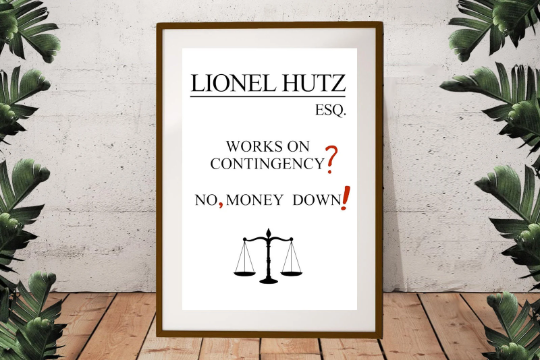 Lionel Hutz Attorney at Law Poster (24"x36")