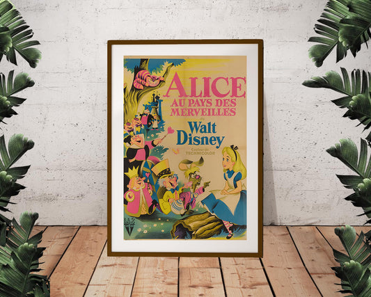 Alice Au Pays Des Merveilles French Poster (24"x36")