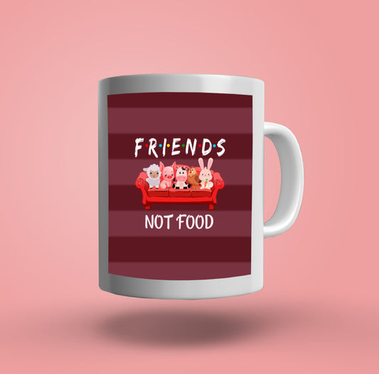Friends Not Food Coffee Mug