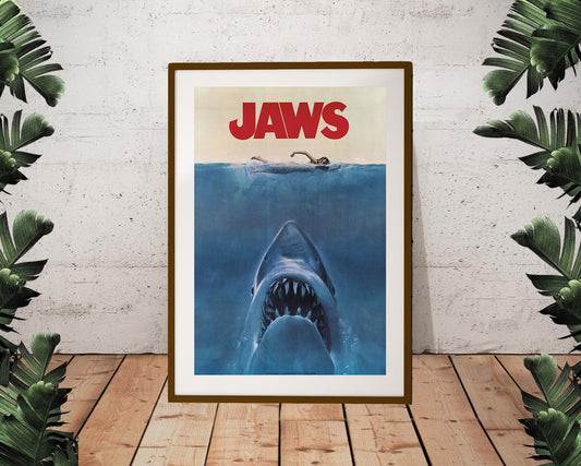 Jaws 1975 Vintage Movie Poster (24"x36")