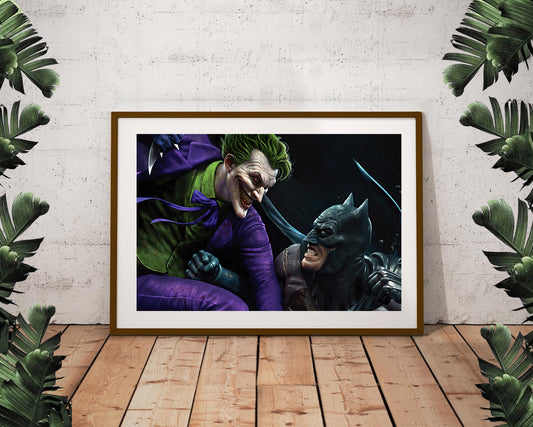 The Joker vs Batman Poster (24"x36")