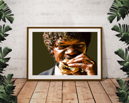 Jules Winnfield Royal with Cheese Portrait Poster (24"x36")