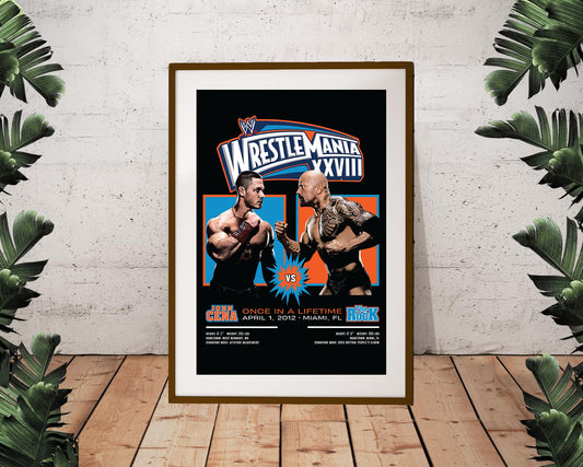 Wrestlemania XXVIII Poster (24"x36")