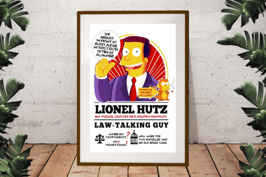 Lionel Hutz Attorney at Law Poster (24"x36")
